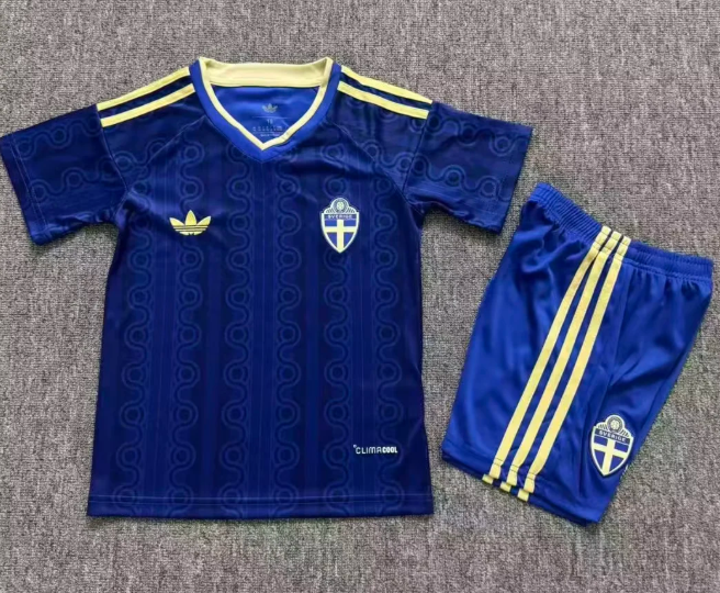 Sweden 2026 World Cup Away Kids Suit