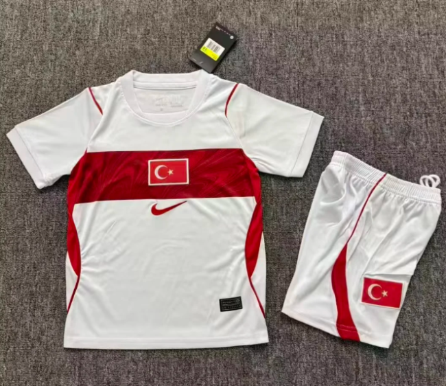 Turkey 2026 World Cup Away Kids Suit