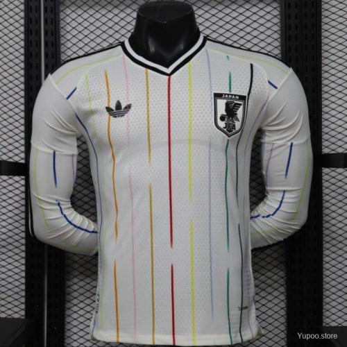 Japan 2026 World Cup Player Version Away Long Sleeve Men Jersey