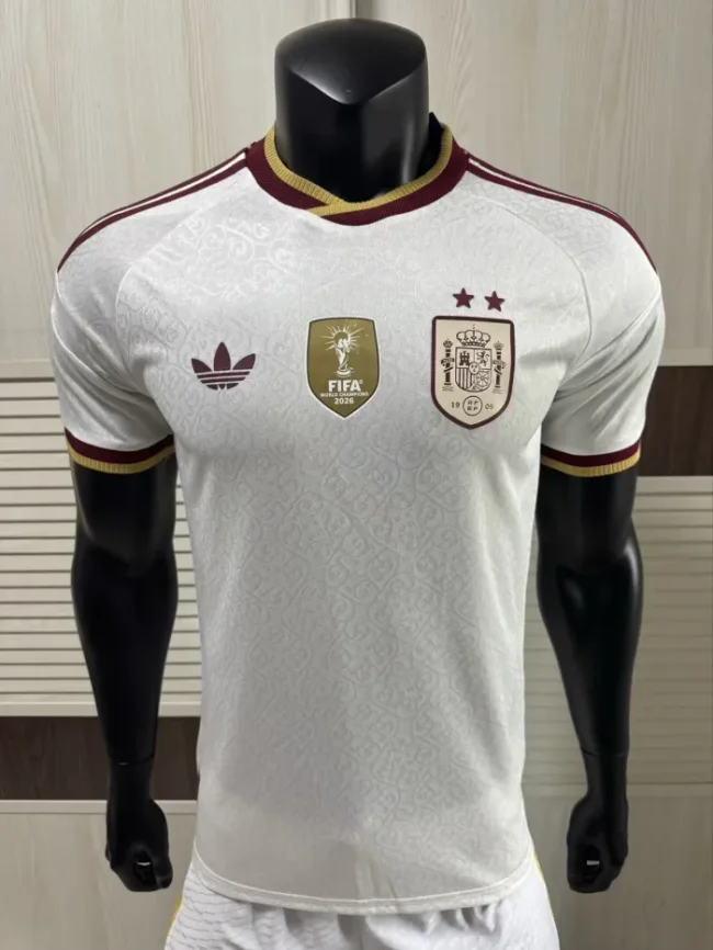 Spain 2026 World Cup Away Player Man Jersey(2 stars)