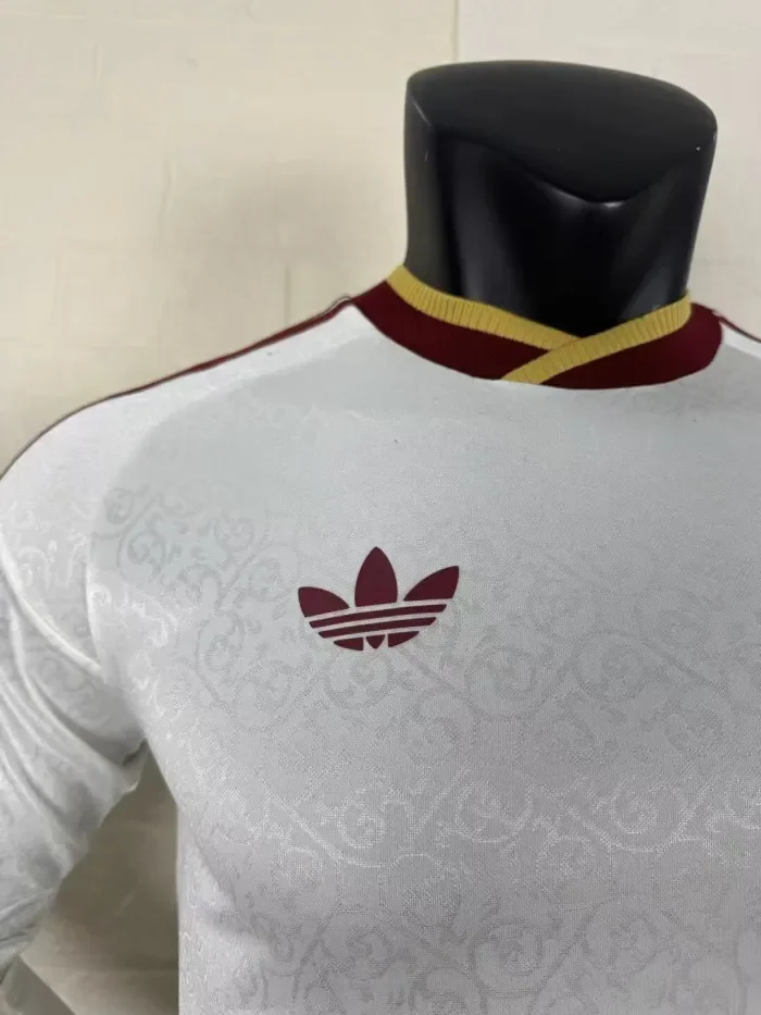 Spain 2026 World Cup Away Long Sleeve Player Man Jersey(2 stars)