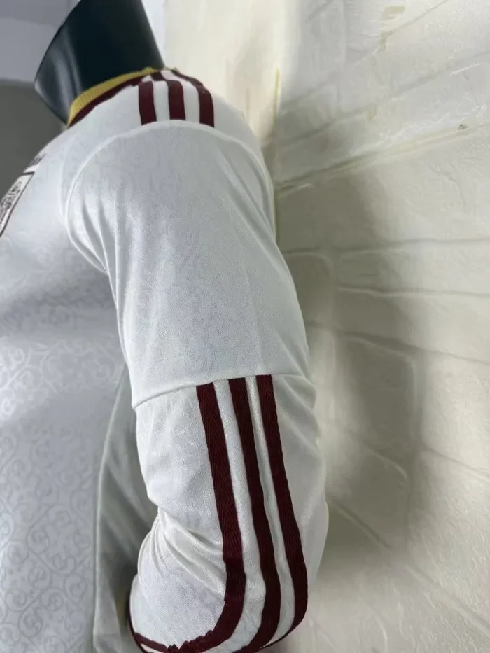 Spain 2026 World Cup Away Long Sleeve Player Man Jersey(2 stars)