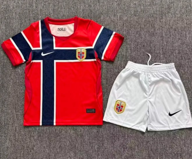 Norway 2026 World Cup Away Kids Suit & Socks