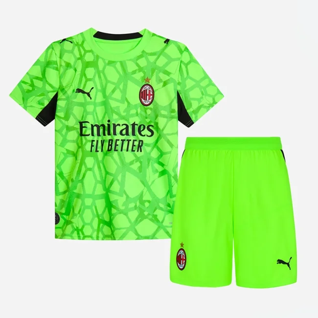 AC Milan Green Goalkeeper Kids Suit 26/27