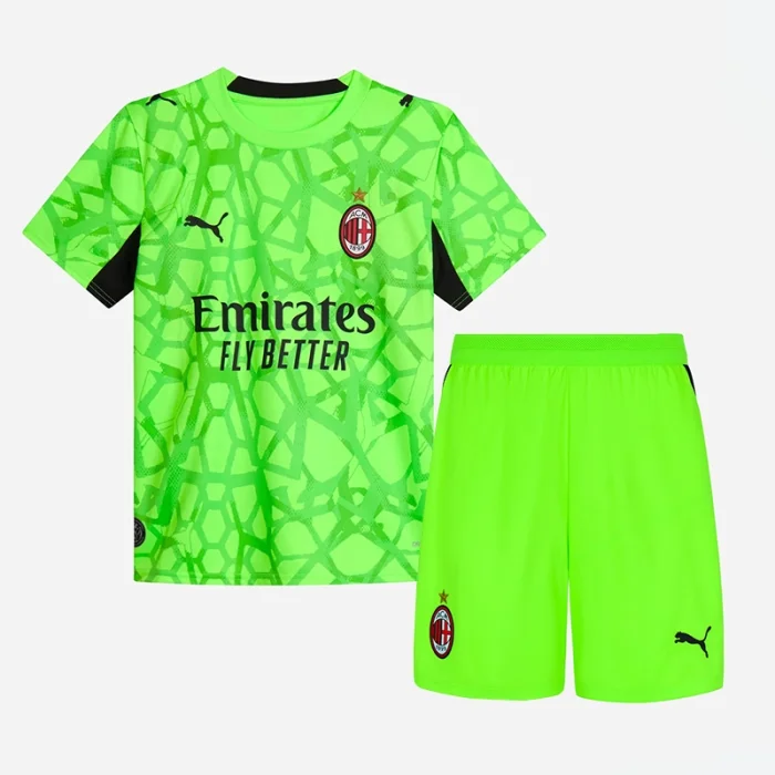 AC Milan Green Goalkeeper Kids Suit 26/27