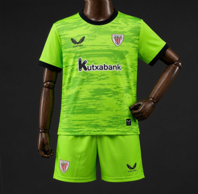 Athletic Bilbao Green Goalkeeper Kids Suit 26/27