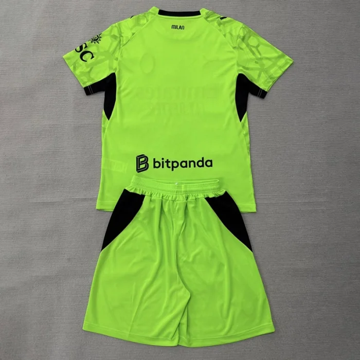 AC Milan Green Goalkeeper Kids Suit 26/27
