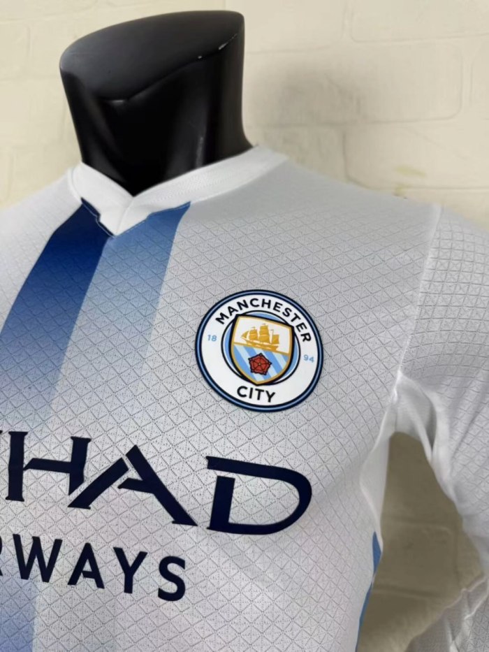Manchester City Third Player Men Long Sleeve Jersey 26/27