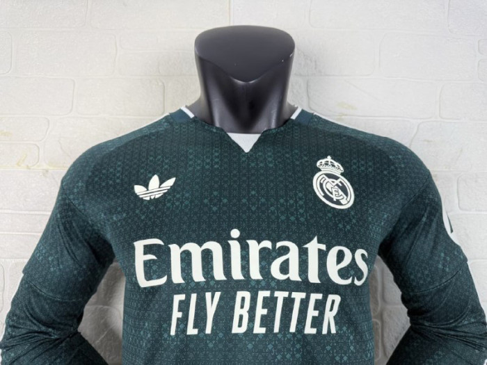 Real Madrid Away Player Long Sleeve Men Jersey 26/27