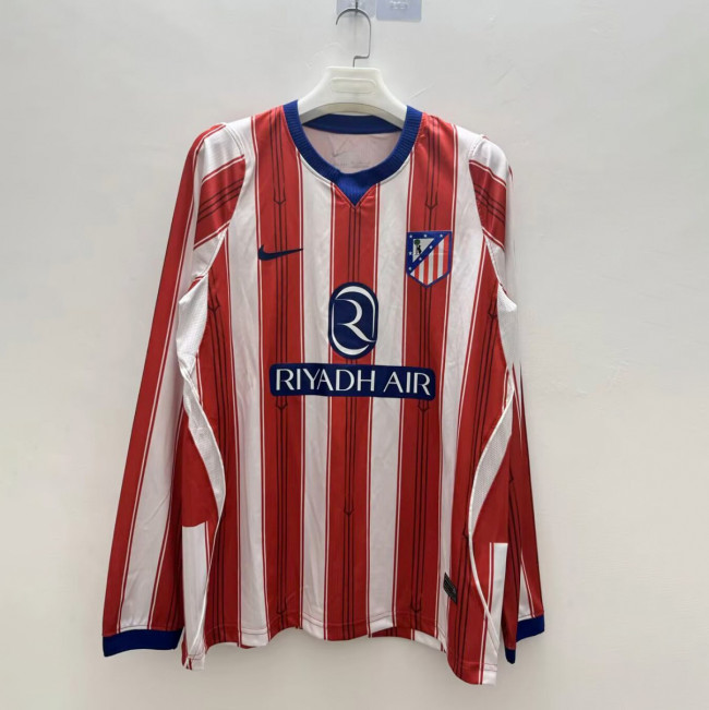 Atletico Madrid Home Long Sleeve Men Jersey 26/27