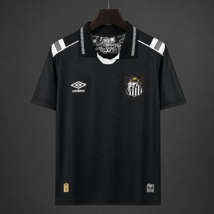 Santos Third Black Man Jersey 26/27