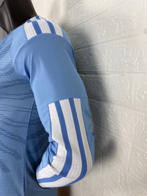 Argentina 2026 Messi Tribute Player Long Sleeve Men Jersey