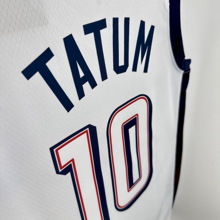 Jayson Tatum Team USA 2024 Swingman Home Jersey White