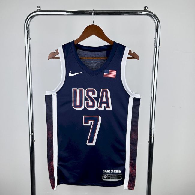 Kevin Durant Team  USA 2024 Swingman Away Jersey Blue