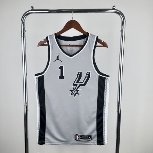 Victor Wembanyama San Antonio Spurs 2021/22 Statement Edition Swingman Jersey Gray