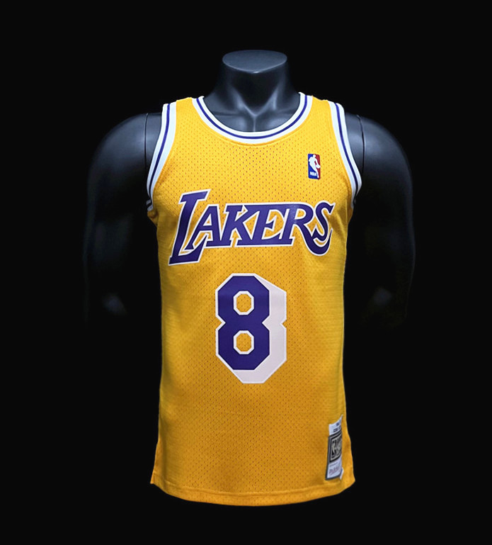 Kobe Bryant Los Angeles Lakers Hardwood Classics Swingman Jersey Yellow
