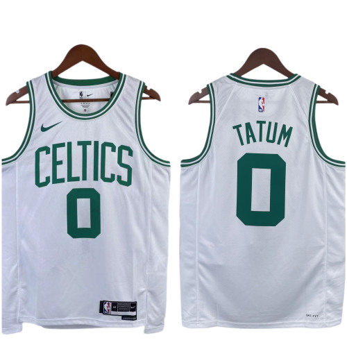 Jayson Tatum Boston Celtics Association Edition Swingman home Jersey White