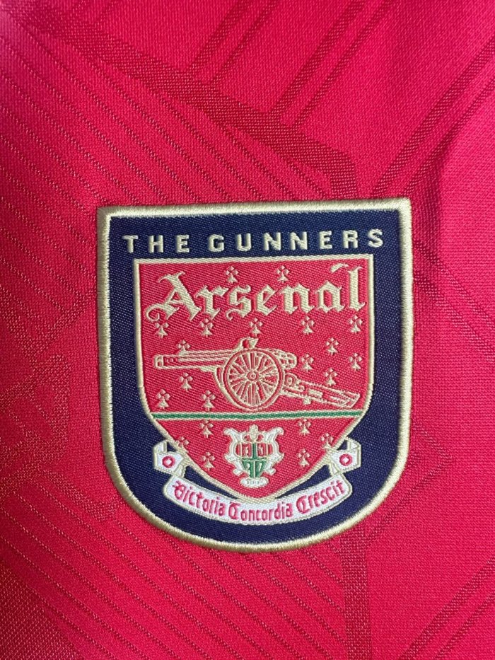 Arsenal Home Long Sleeve Retro Jersey 1996/97