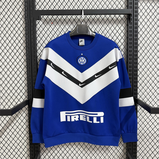 Inter Milan Hoodless Sweatshirt Training Jersey 25/26