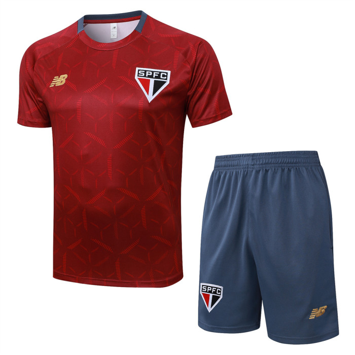 Sao paulo Training Short Sleeve Suit 25/26