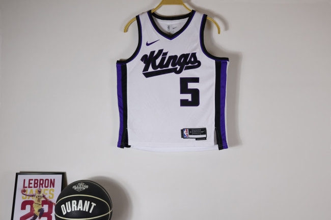 Sacramento Kings Kids Jersey Association Edition 23 /24 NO.5 FOX