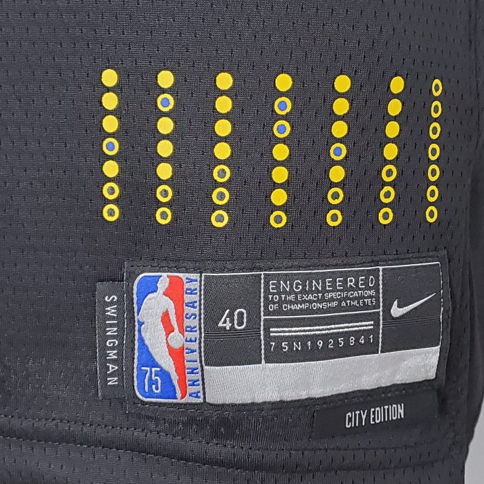 Klay Thompson Golden State Warriors 75th Anniversary Swingman Jersey Mexico Edition Black