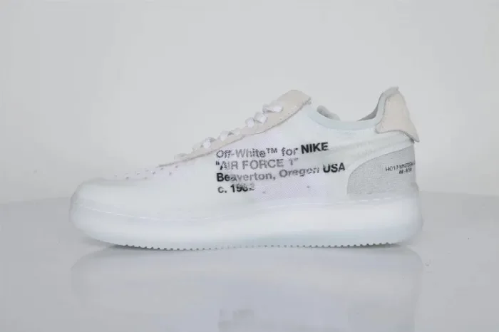 Off White x Air Force 1 Virgil Low White with Zip-Tie A04606-100
