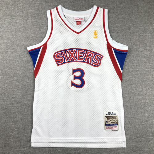 Philadelphia 76ers KIds Jersey Throwback 96/97 NO.3 IVERSON