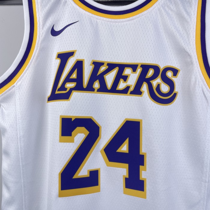 Los Angeles Lakers Kids Jersey White Icon Edition 22/23 NO.24 BRYANT