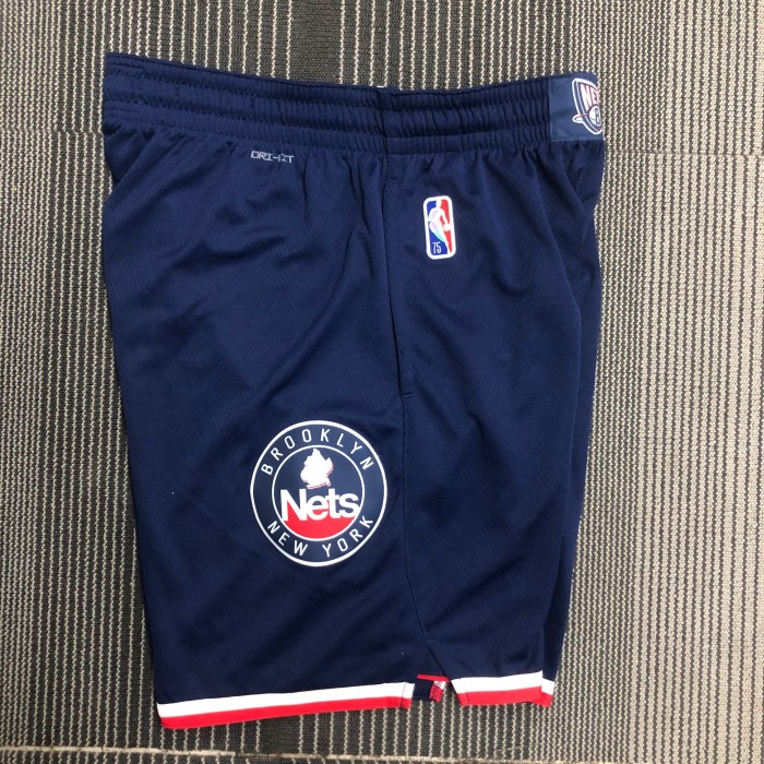 Brooklyn Nets Swingman Shorts Blue City Edition  75 th