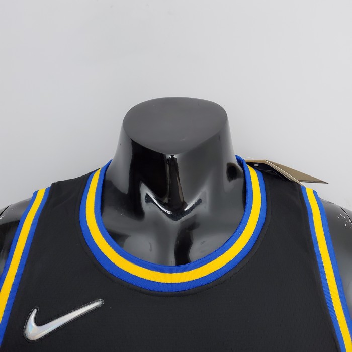 Stephen Curry Golden State Warriors 75th Anniversary Swingman Jersey Mexico Edition Black