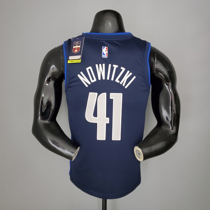 Dirk Nowitzki Dallas Mavericks Iceberg Edition Swingman Jersey Blue