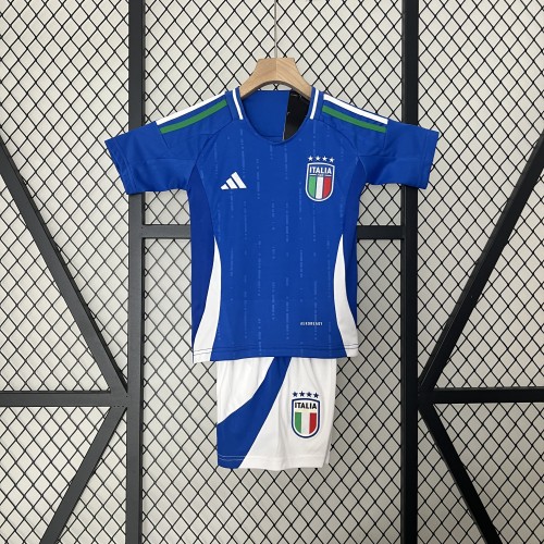 Italy Euro 2024 Home Kids Suit