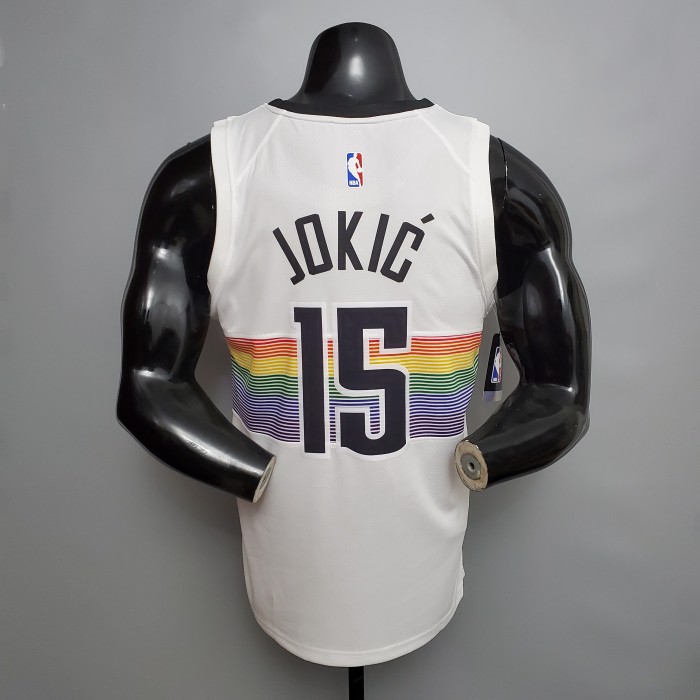 Nikola Jokic Denver Nuggets City Edition Swingman Jersey White