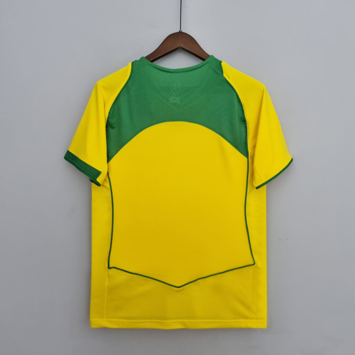 Brazil Home Retro Jersey 2004