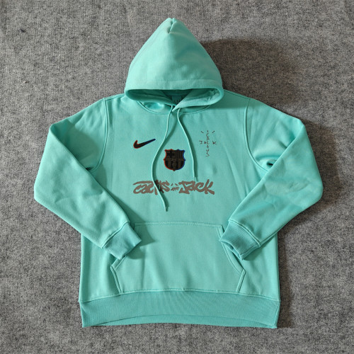 Barcelona Fleece Lined Hoodle Sweatshirt Training Jersey 25/26 (Multiple colors)
