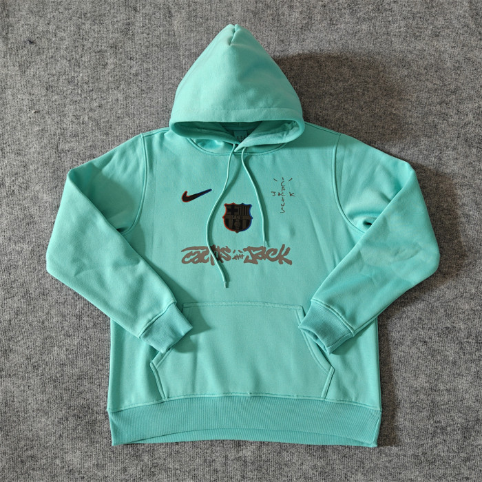Barcelona Fleece Lined Hoodle Sweatshirt Training Jersey 25/26 (Multiple colors)