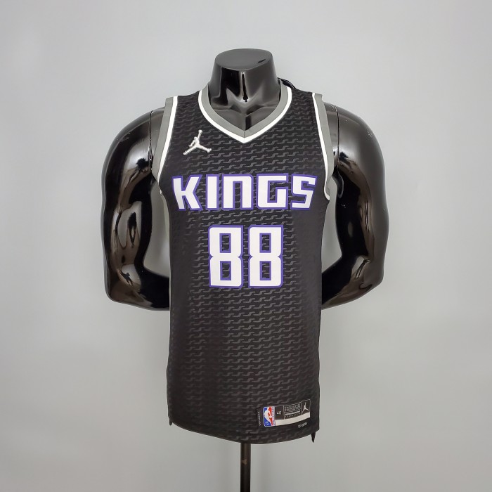 Neemias Queta Sacramento Kings 75th Anniversary Swingman Jersey Black
