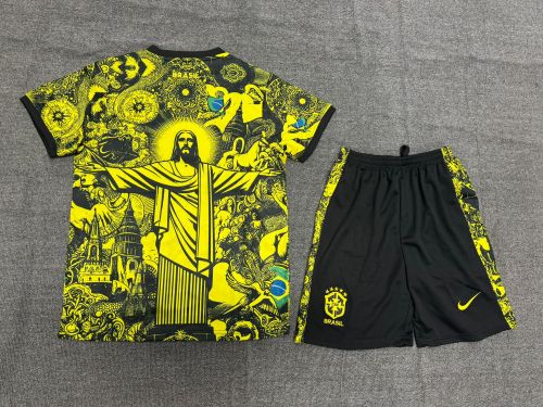 Brazil Yellow Special Edition Kids Suit