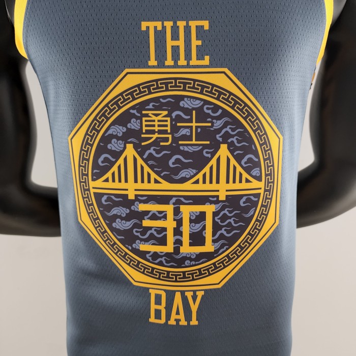 Stephen Curry Golden State Warriors Grey Swingman Jersey 2018