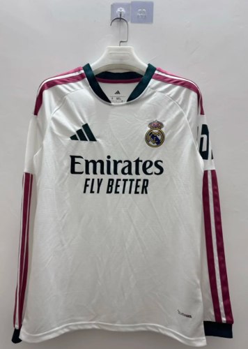 Real Madrid Home Men Long Sleeve Jersey 26/27