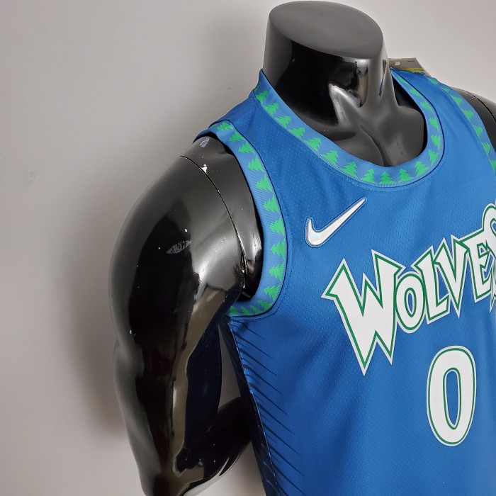 D'Angelo Russell Minnesota Timberwolves 75th Anniversary 2022 Swingman Jersey Blue