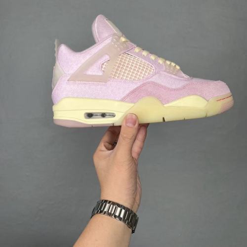 Air Jordan 4 Retro  Pearl Pink and Iced Carmine
