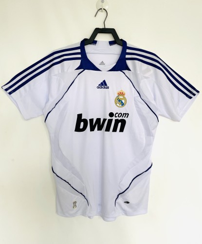 Real Madrid Home Retro Jersey 2007/08