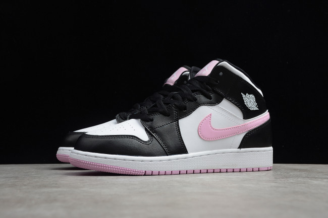 Air Jordan 1 Mid GS White Arctic Pink 555112-103