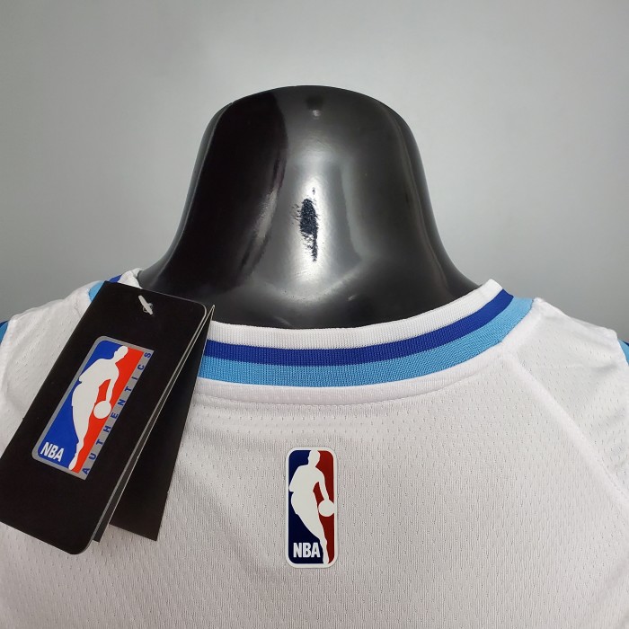 Retro Before Bryant #8 After Bryant #24 Swingman Jersey White