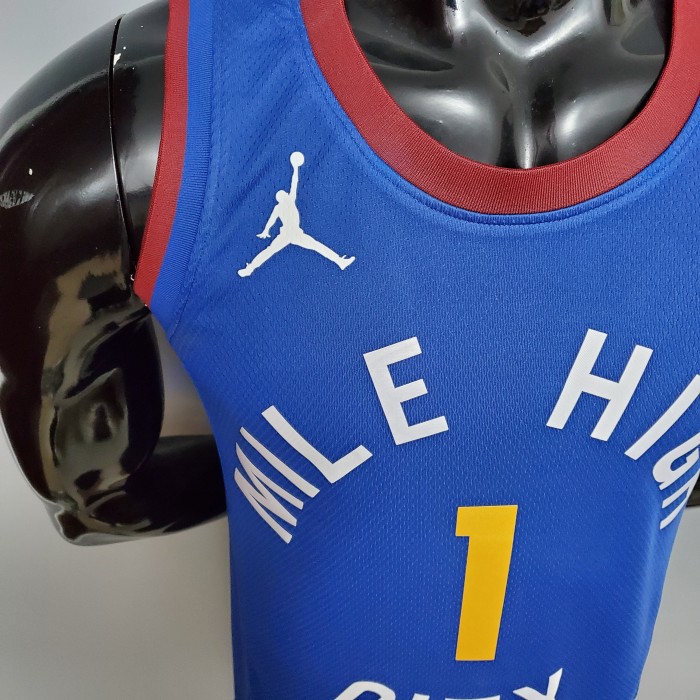 Michael Porter Jr. Denver Nuggets Theme Limited City Edition Blue Swingman Jersey