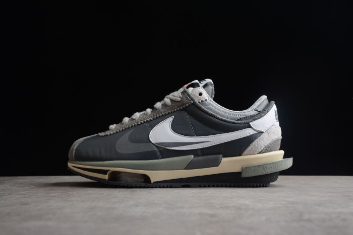 Sacai x Nike Cortez 4.0 OG DQ0581-100 Grey DQ0581-001