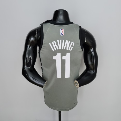 Kyrie Irving Brooklyn Nets 75th Anniversary City Edition Swingman Jersey Royal Blue