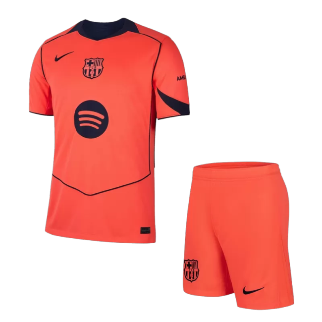 Barcelona Short Sleeve Third Away Adult Suit 25/26